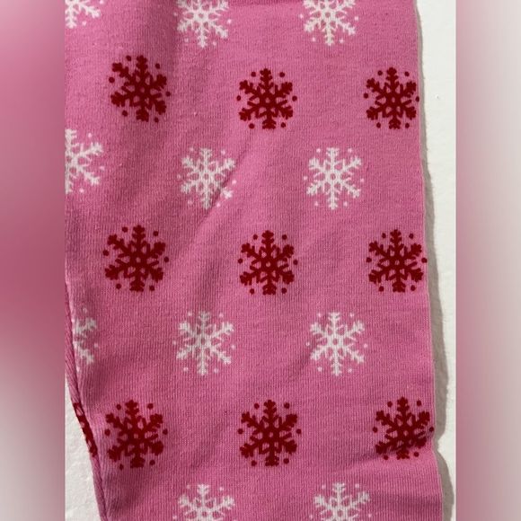Big Girls Size 8 snowflake PJ cotton bottoms $3 add on - Picture 2 of 5